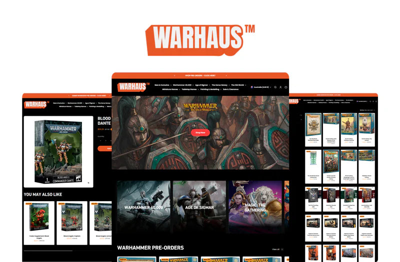 WARHUS TM Shopify store